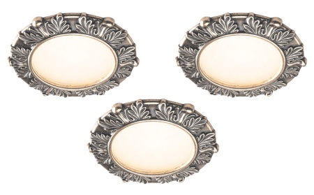 картинка Комплект: 3 светодиодных светильника Acanthus Set 3 3.40Вт, 230/12В, свет натуральный, кабель античное серебро от магазина SEFI