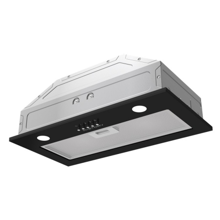 картинка Встраиваемая вытяжка HiSTORY CIG65B 1FBK Черное стекло от магазина SEFI