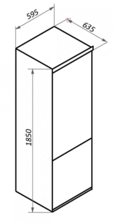 картинка Холодильник MAUNFELD MFF185NFB от магазина SEFI
