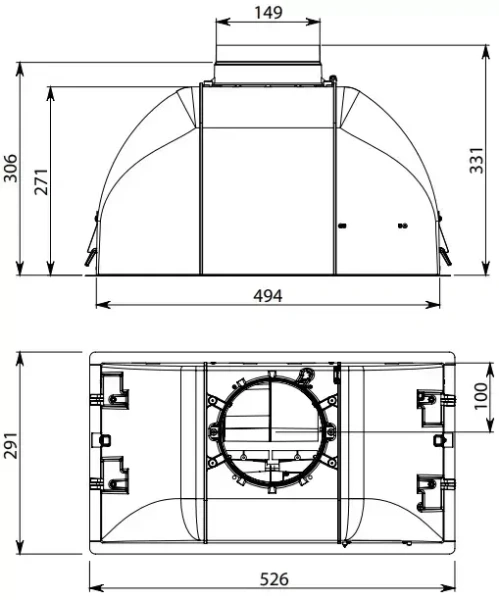 картинка Встраиваемая вытяжка Falmec BUILT-IN 50 от магазина SEFI