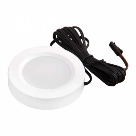 картинка Светильник светодиодный STAR, врезной/накладной, 2W, 12V, круглый, белый, 6000К, AKS от магазина SEFI