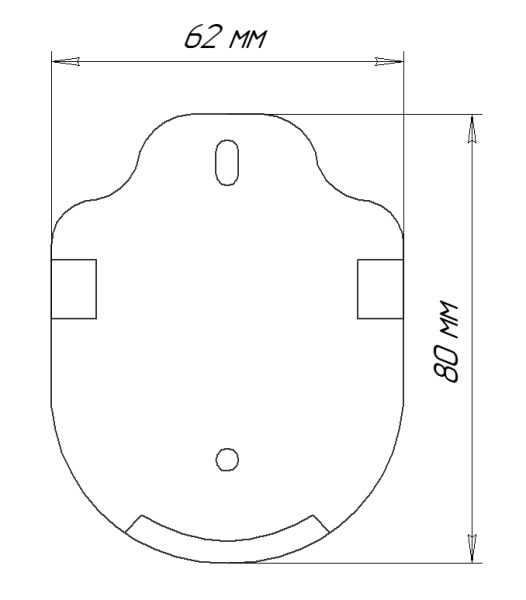 картинка Держатель для пульта RGB или Bicolor, AKS от магазина SEFI