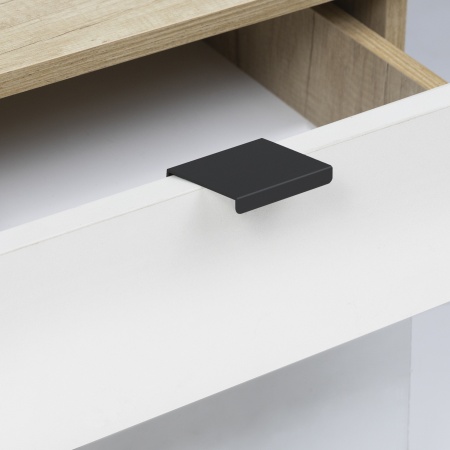 картинка Ручка меб. накладная алюм. INSIDE 32/50, черный матовый, AKS от магазина SEFI