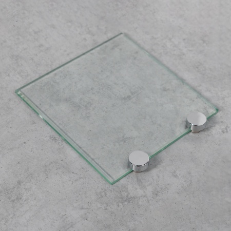 картинка Полкодержатель для стекла мет. АК045 хром AKS от магазина SEFI