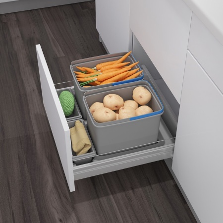 картинка Система сортировки PRACTIKO 2 для выдвижного ящика Blum Tandembox глубиной 500 мм магазин SEFI являющийся официальным дистрибьютором в России  картинка Система сортировки PRACTIKO 2 для выдвижного ящика Blum Tandembox глубиной 500 мм от магазина SEFI