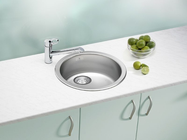 картинка Мойка Alveus FORM 10 NAT-90 FI 450 в комплекте с сифоном 1130550 от магазина SEFI