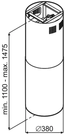 картинка Вытяжка Maunfeld LEE ISLA (sensor) 39 WHITE от магазина SEFI