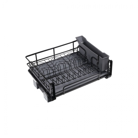 картинка Выдвижная корзина-сушка 600 DARK LINE, черный AKS от магазина SEFI