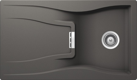 картинка Кухонная мойка SCHOCK WATERFALL 45D CRISTADUR серебристый камень от магазина SEFI
