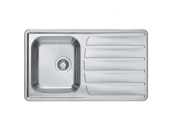 картинка Мойка ALVEUS ZOOM 30 MAXIM SAT-90 860X500 в компл. с сифоном 1130551, от магазина SEFI