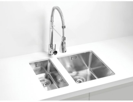 картинка Мойка Alveus GLASSIX 20 RAL9005-90 (черный цвет) 860X500 1 +1/2 в компл.с сифон 1077134, от магазина SEFI