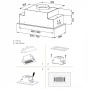 картинка Полновстраиваемая вытяжка Korting KHI 6765 GN от магазина SEFI