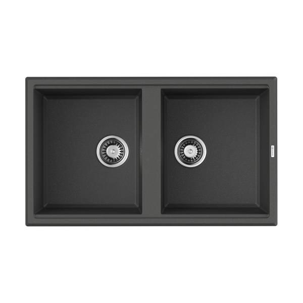 картинка Мойка Omoikiri Tedori 86-2-PL Tetogranit/платина от магазина SEFI