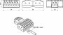 картинка Соединитель электрический, клеммный, PCT-223, на две/четыре линии, проходной, быстрозажимной, GS от магазина SEFI