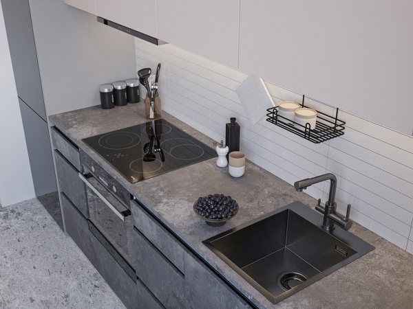 картинка Мойка EMAR 128A, покрытие PVD, цвет Чёрный от магазина SEFI