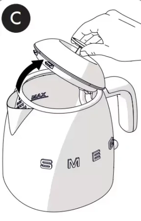 картинка Чайник Smeg KLF05PKEU от магазина SEFI