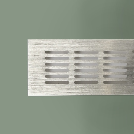 картинка Решетка вентиляционная 480х60мм инокс алюминий AKS от магазина SEFI