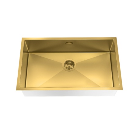картинка Мойка, нерж. сталь, универсального монтажа, матовое золото, 740*440,  Edifice, IDDIS, EDI74B0i77 от магазина SEFI