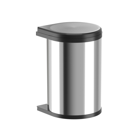 картинка Встроенное мусорное ведро 20л Hailo Mono, нержавеющая сталь (3520001) от магазина SEFI
