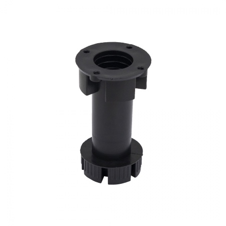 картинка Опора кухонная пласт. h100 двусоставная, черный AKS (1уп=300шт) от магазина SEFI