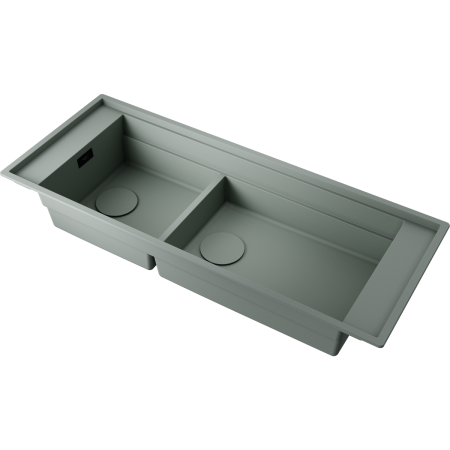 картинка Мойка Omoikiri Sintesi Pro 114-2-U/I-WG Artceramic/wind green от магазина SEFI