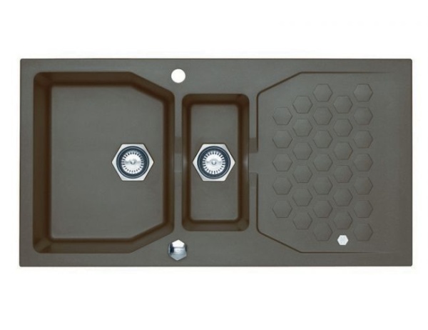 картинка Мойка Alveus SENSUAL 60 GRANITAL+ TWILIGHT-G05M 900x610x200;1+1/2 с сифоном 1104729, от магазина SEFI