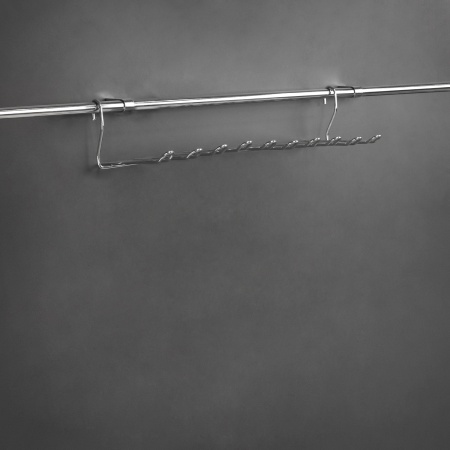 картинка Корзина на трубу d16 для бокалов большая ВJ103В хром AKS магазин SEFI являющийся официальным дистрибьютором в России  картинка Корзина на трубу d16 для бокалов большая ВJ103В хром AKS от магазина SEFI