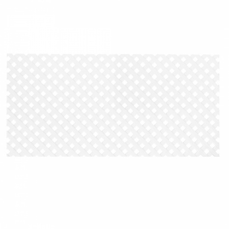 картинка Решетка-вставка в фасад 620х300мм белая пластик PL от магазина SEFI