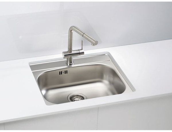 картинка Мойка ALVEUS MORE 10 FS NAT-90   560X500 1X в компл. с сифоном 1130551, от магазина SEFI