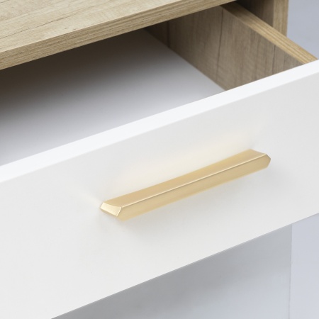 картинка Ручка меб. скоба мет. BELLINI 128, брашированное золото, AKS от магазина SEFI