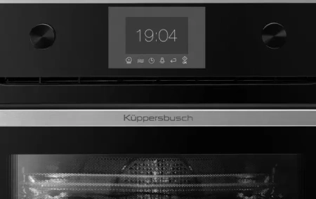 картинка Компактный духовой шкаф с микроволнами Kuppersbusch CBM 6350.0 S1 Stainless Steel от магазина SEFI