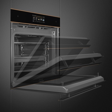 картинка Духовой шкаф с функцией СВЧ Smeg SO6606WAPNR от магазина SEFI