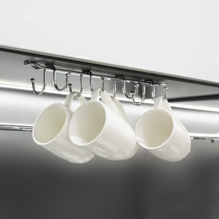 картинка Держатель подвесной для кружек 380*45*90, хром AKS от магазина SEFI