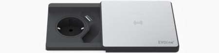 картинка Мебельная розетка EVOline Square80 927.00.036 от магазина SEFI