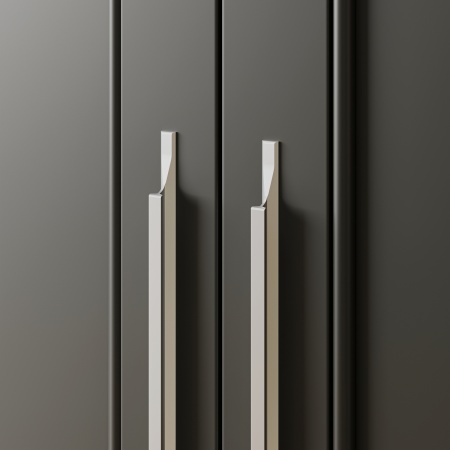 картинка Ручка меб. скоба алюм. STELLS 512/597 черный матовый, AKS от магазина SEFI