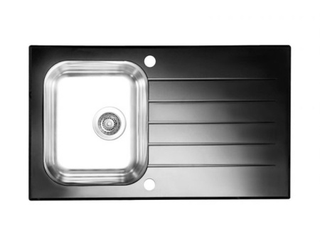 картинка Мойка GLASSIX 10 (Цвет под заказ) 860X5001X  в компл.с сифон 1127251 от магазина SEFI