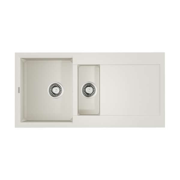 картинка Omoikiri Sakaime 100-2-WH Tetogranit/белый от магазина SEFI