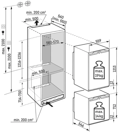 картинка Встраиваемый холодильник Liebherr IXRF 5600 Pure NoFrost от магазина SEFI