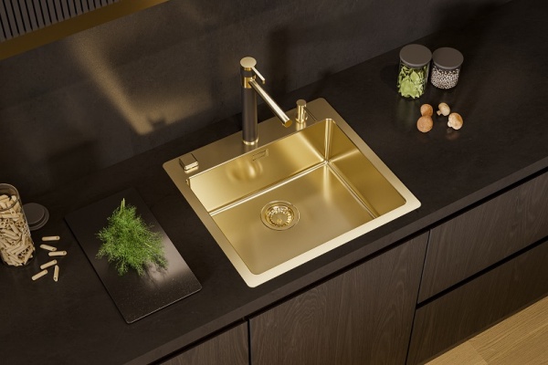 картинка Смеситель для мойки ALVEUS ZINA MONARCH GOLD от магазина SEFI