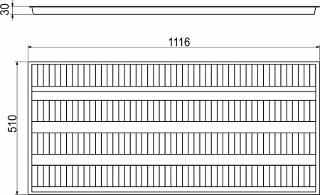 картинка Вкладыш для приправ 1120 (510*1116), металлик РП от магазина SEFI
