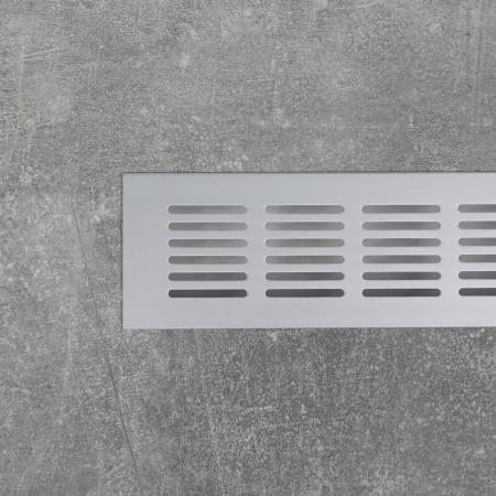 картинка Решетка вентиляционная 480х60мм серебро алюминий AKS магазин SEFI являющийся официальным дистрибьютором в России  картинка Решетка вентиляционная 480х60мм серебро алюминий AKS от магазина SEFI