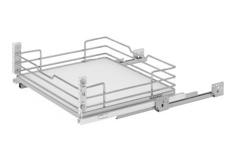 картинка Выдвижная корзина с дном из МДФ с креплением фасада 410-418*500*160, Infinity line от магазина SEFI