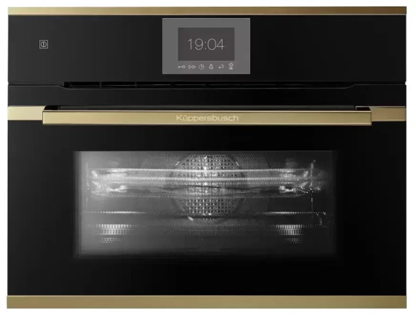картинка Компактный духовой шкаф с микроволнами Kuppersbusch CBM 6550.0 S4 Gold от магазина SEFI