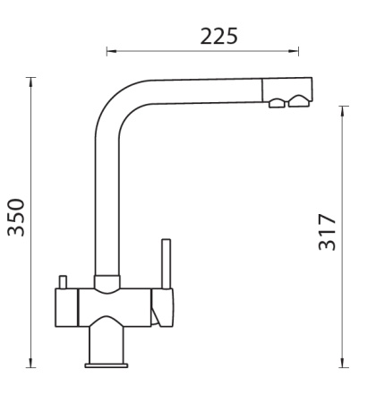 картинка Смеситель Schock Vitus Cristadur поларис от магазина SEFI