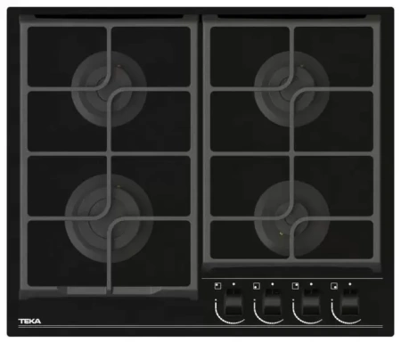 картинка Газовая варочная панель Teka GBC 64100 KBN BLACK магазин SEFI являющийся официальным дистрибьютором в России  картинка Газовая варочная панель Teka GBC 64100 KBN BLACK от магазина SEFI