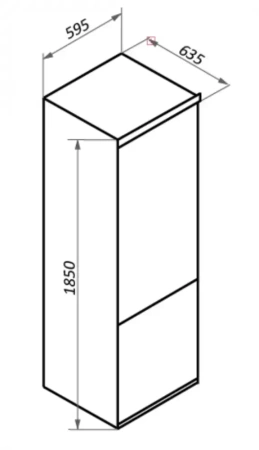 картинка Холодильник MAUNFELD MFF185NFBG от магазина SEFI