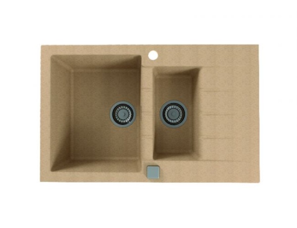 картинка Мойка ALVEUS GRANITAL CADIT 70 BEIGE - G55 790 X 500 в компл с 1132822, от магазина SEFI