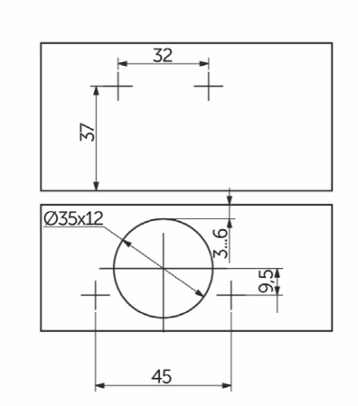 картинка Петля полунакладная с пружиной 45мм h0 slide-on AKS 55г магазин SEFI являющийся официальным дистрибьютором в России  картинка Петля полунакладная с пружиной 45мм h0 slide-on AKS 55г от магазина SEFI