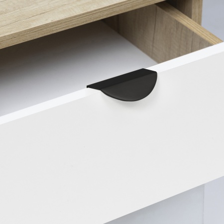 картинка Ручка меб. накладная мет. LUNA 32 черный матовый, AKS от магазина SEFI