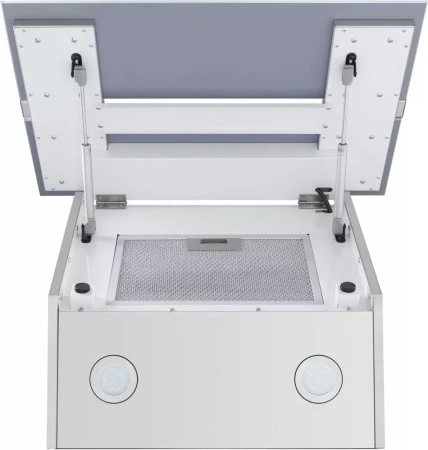 картинка Вытяжка MAUNFELD Mersey 60 белый\вставка сатин от магазина SEFI